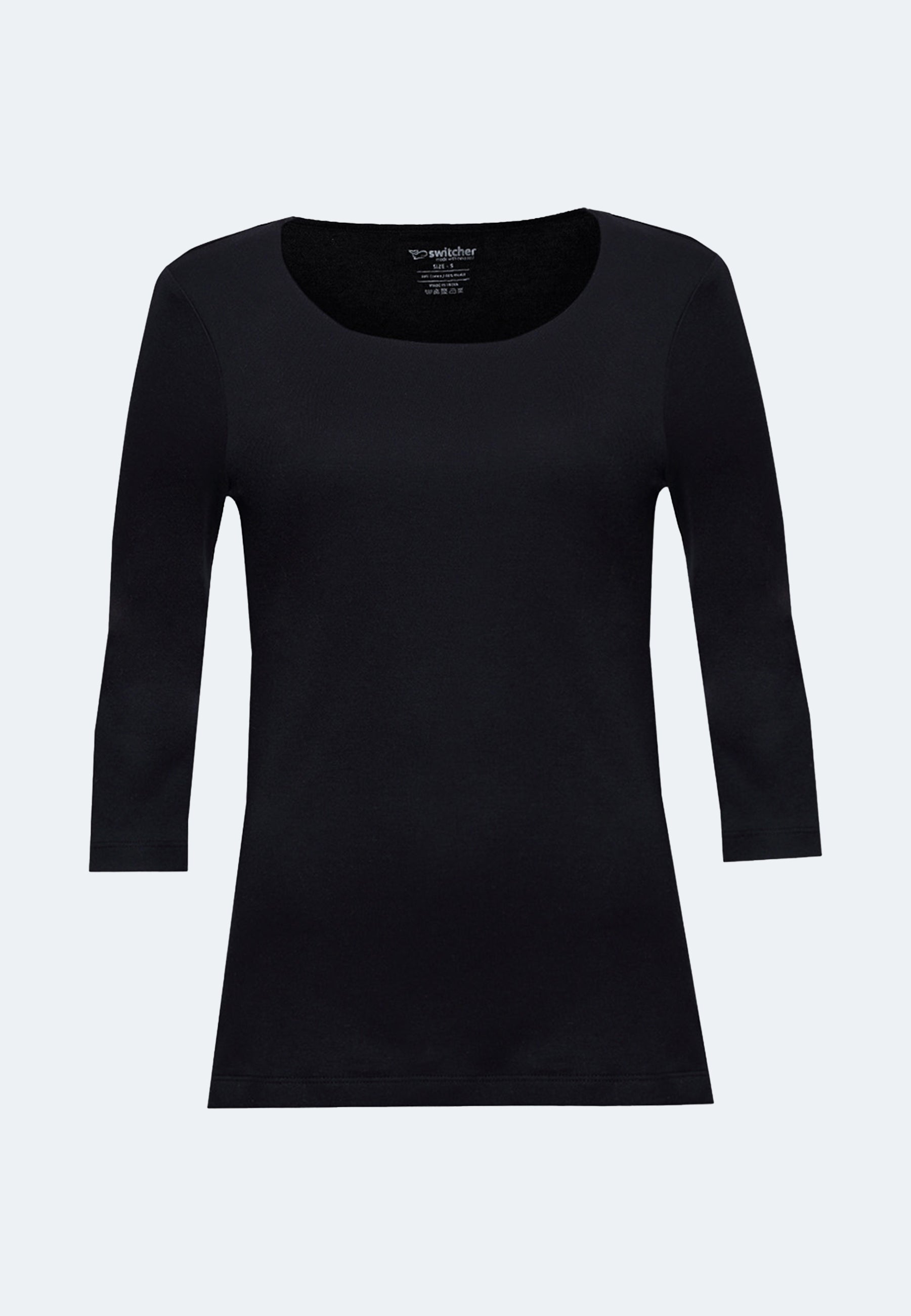 Yasmin Damen Basic T-Shirt 3/4 Arm