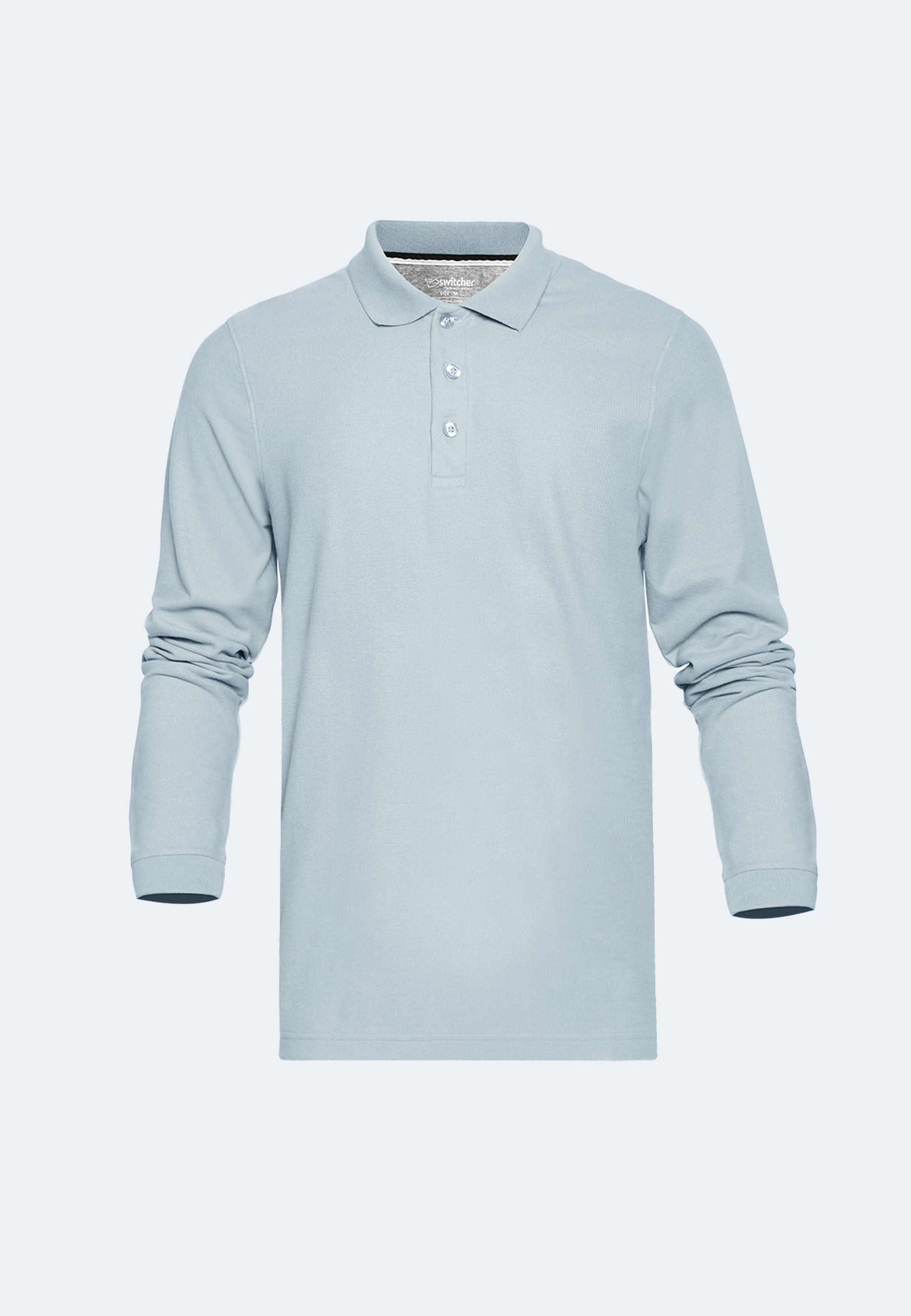 Langarm Bio Baumwoll Piqué Poloshirt Erik