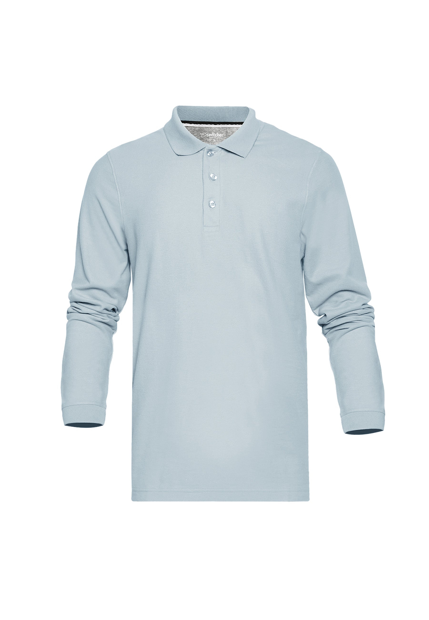 Langarm Bio Baumwoll Piqué Poloshirt Erik