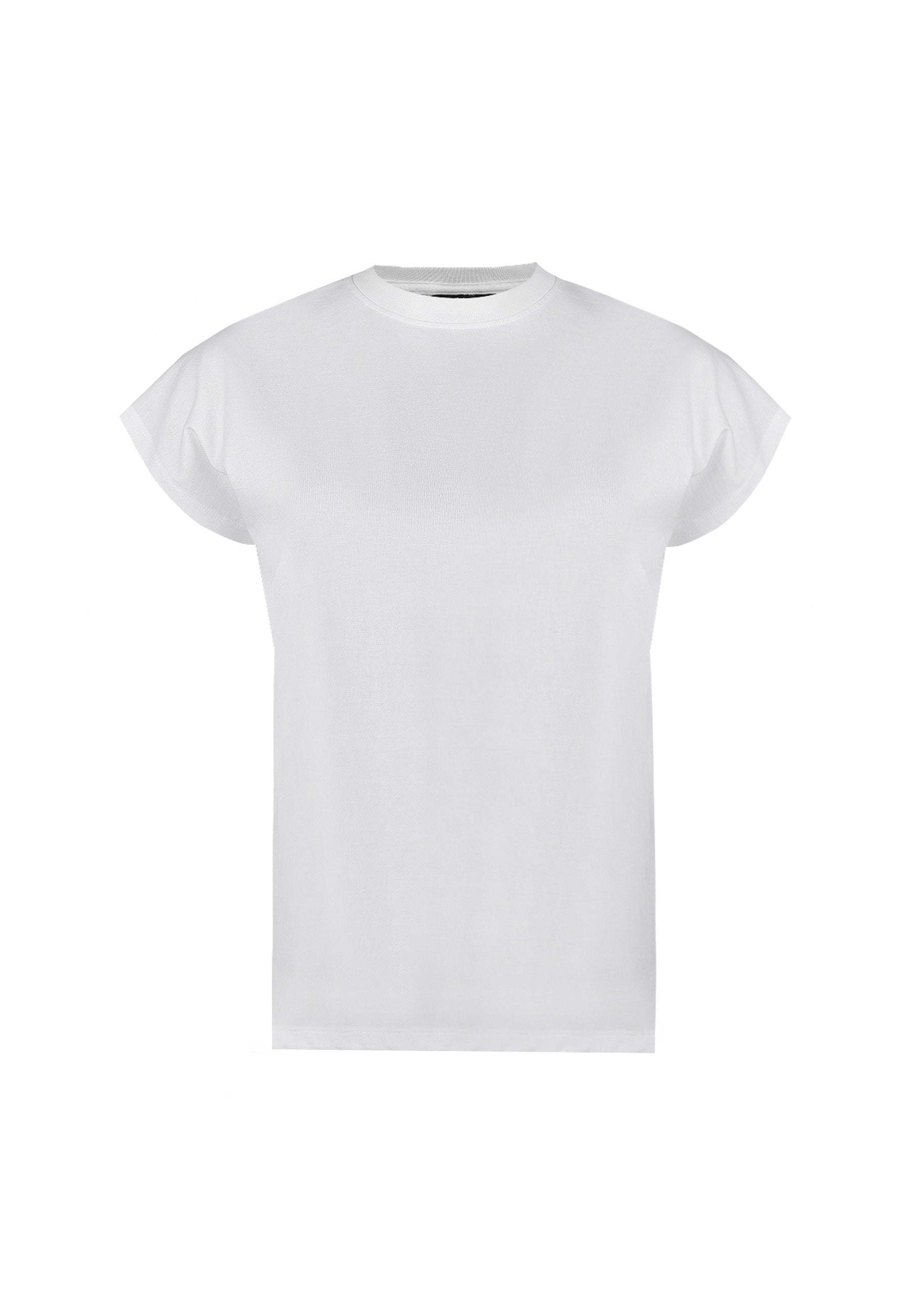 Lady Lola  Damen T-Shirt mit angeschnittenen Ärmeln