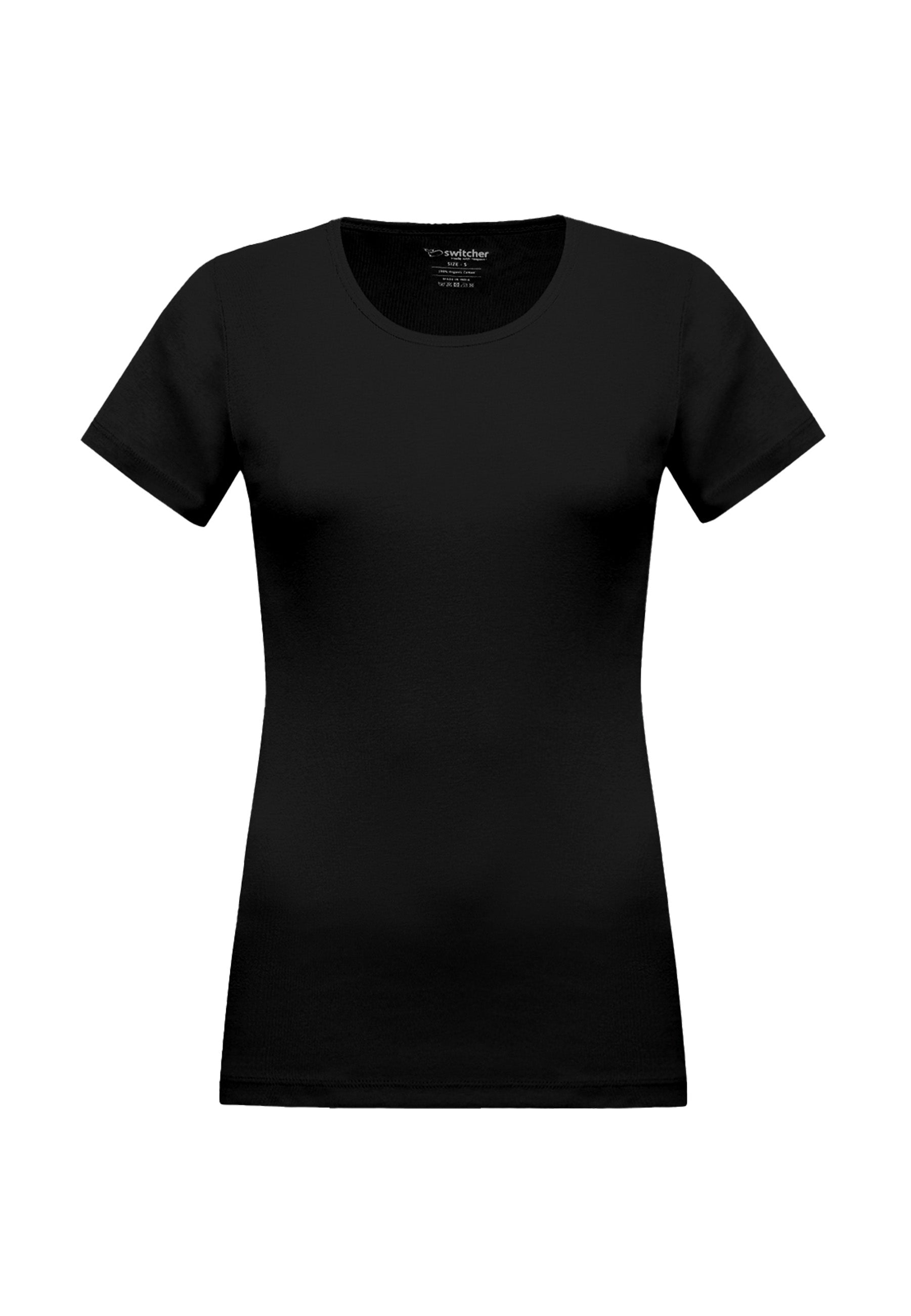 Rundhals Ripp T-Shirt Sally
