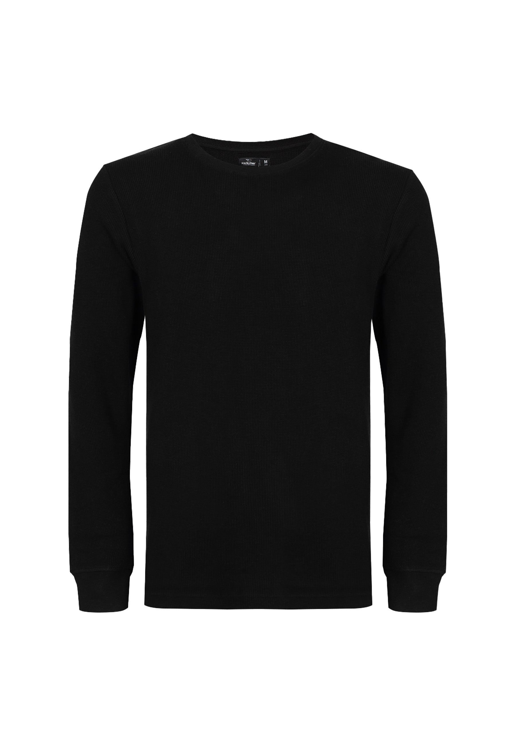 Herren Longsleeve Strickpullover Manuel