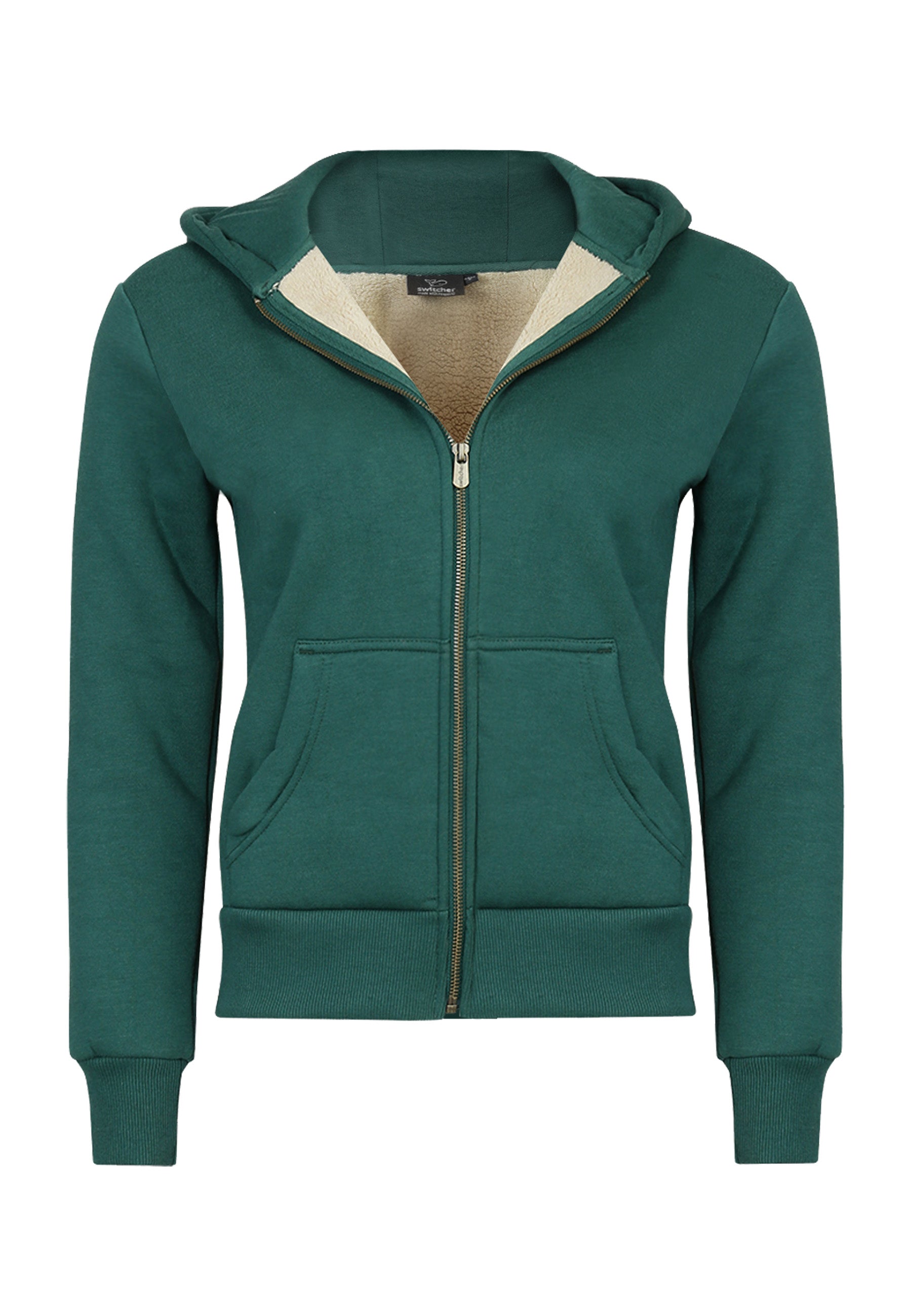 Damen Sherpa Hoodie Grimentz