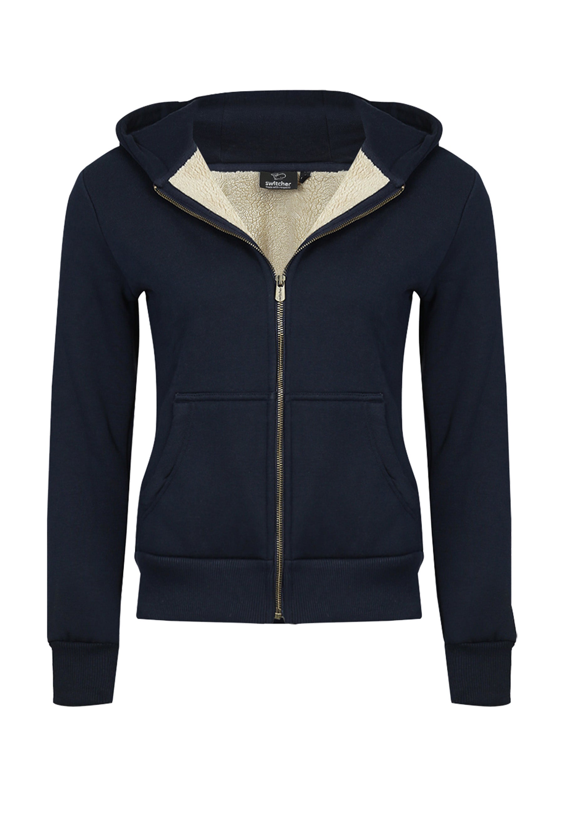 Damen Sherpa Hoodie Grimentz