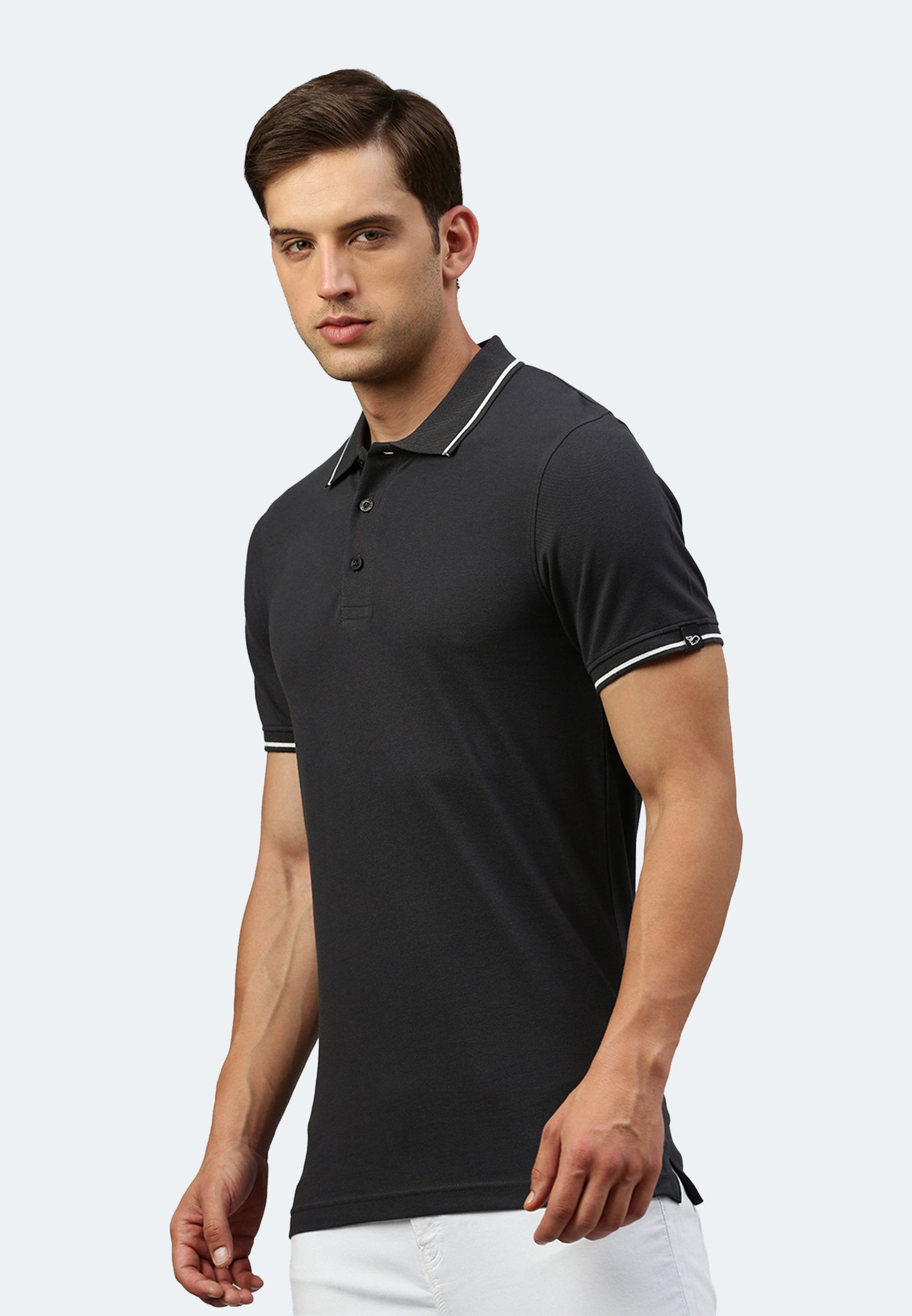 Contrast Polo mit Elasthan Ben