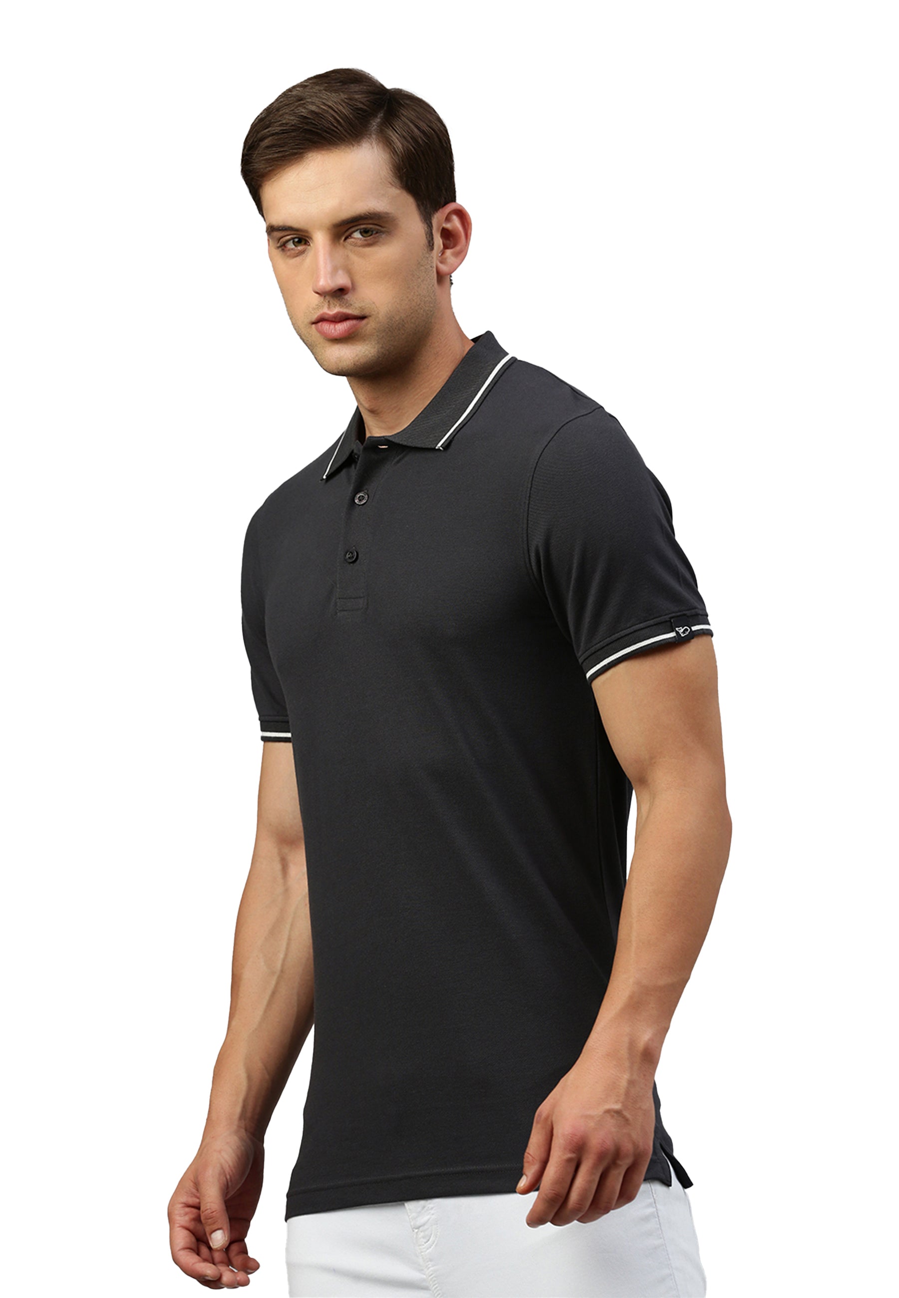 Contrast Polo mit Elasthan Ben