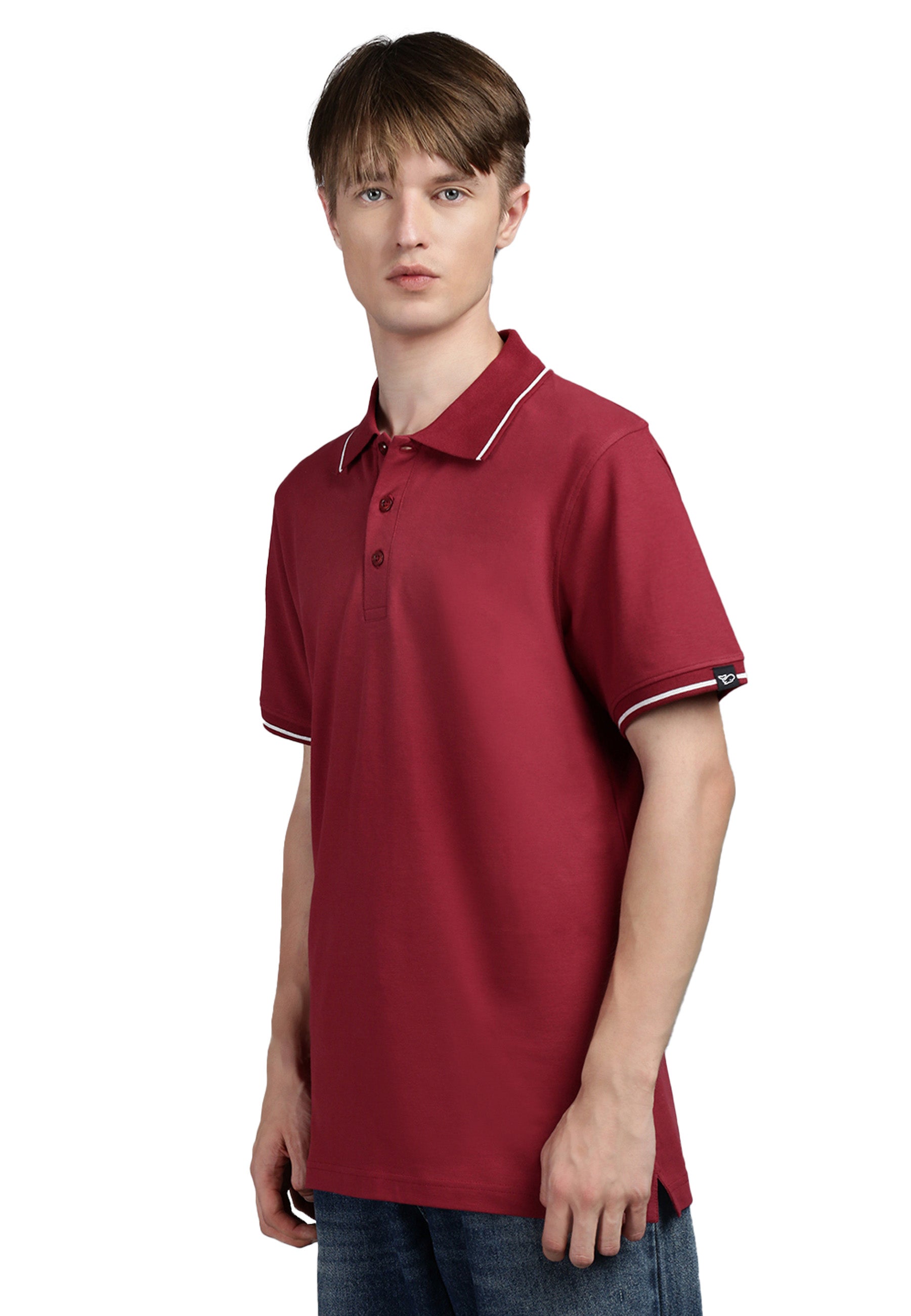 Contrast Polo mit Elasthan Ben