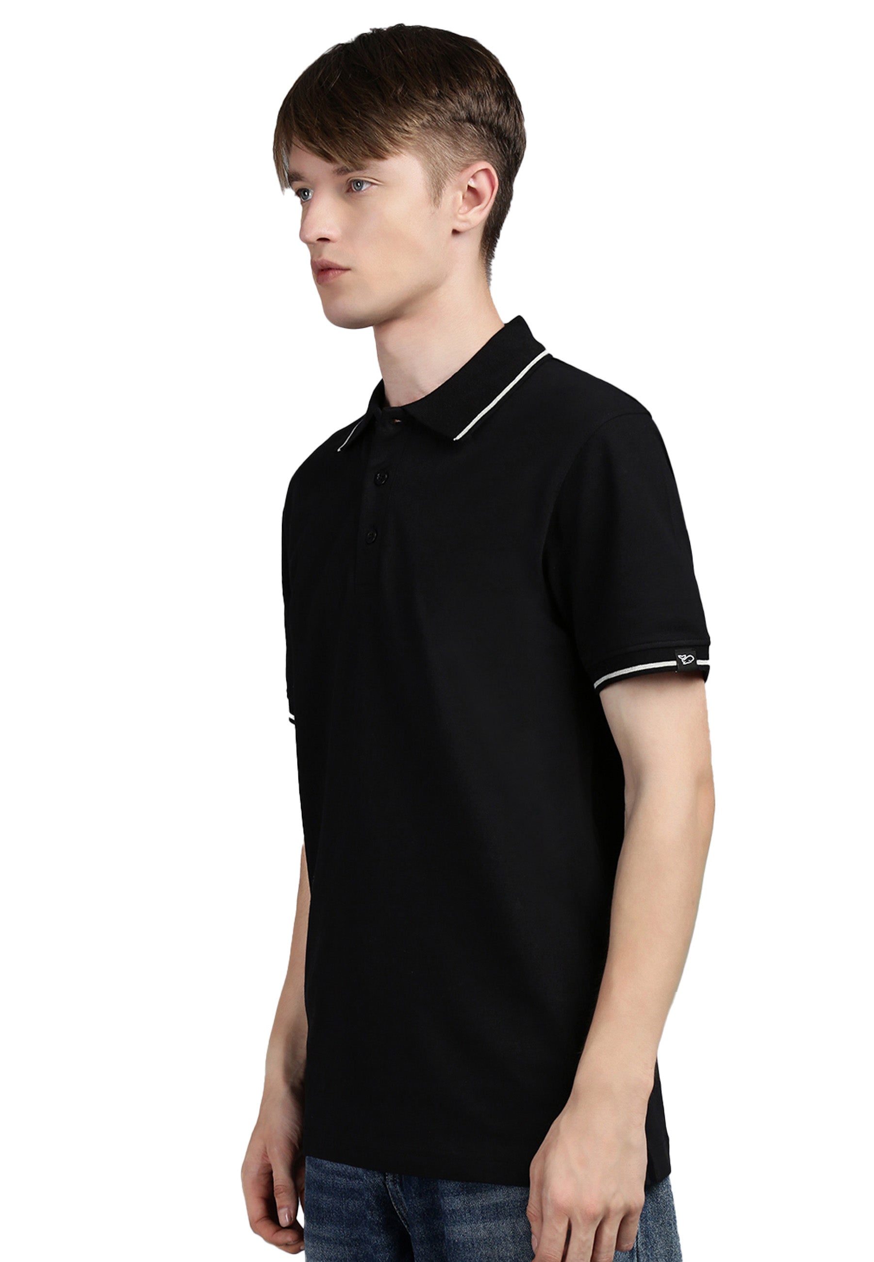 Contrast Polo mit Elasthan Ben