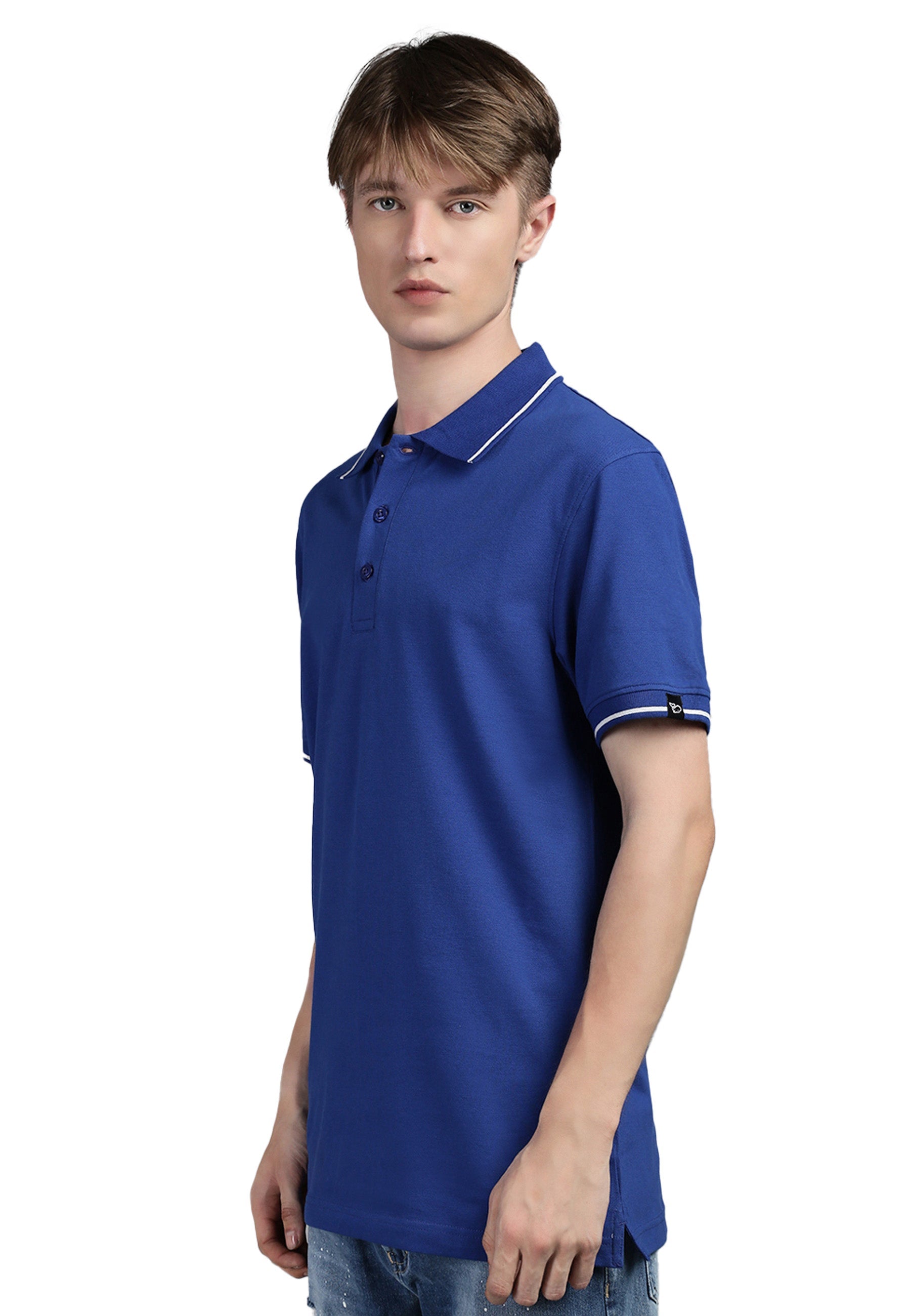 Contrast Polo mit Elasthan Ben