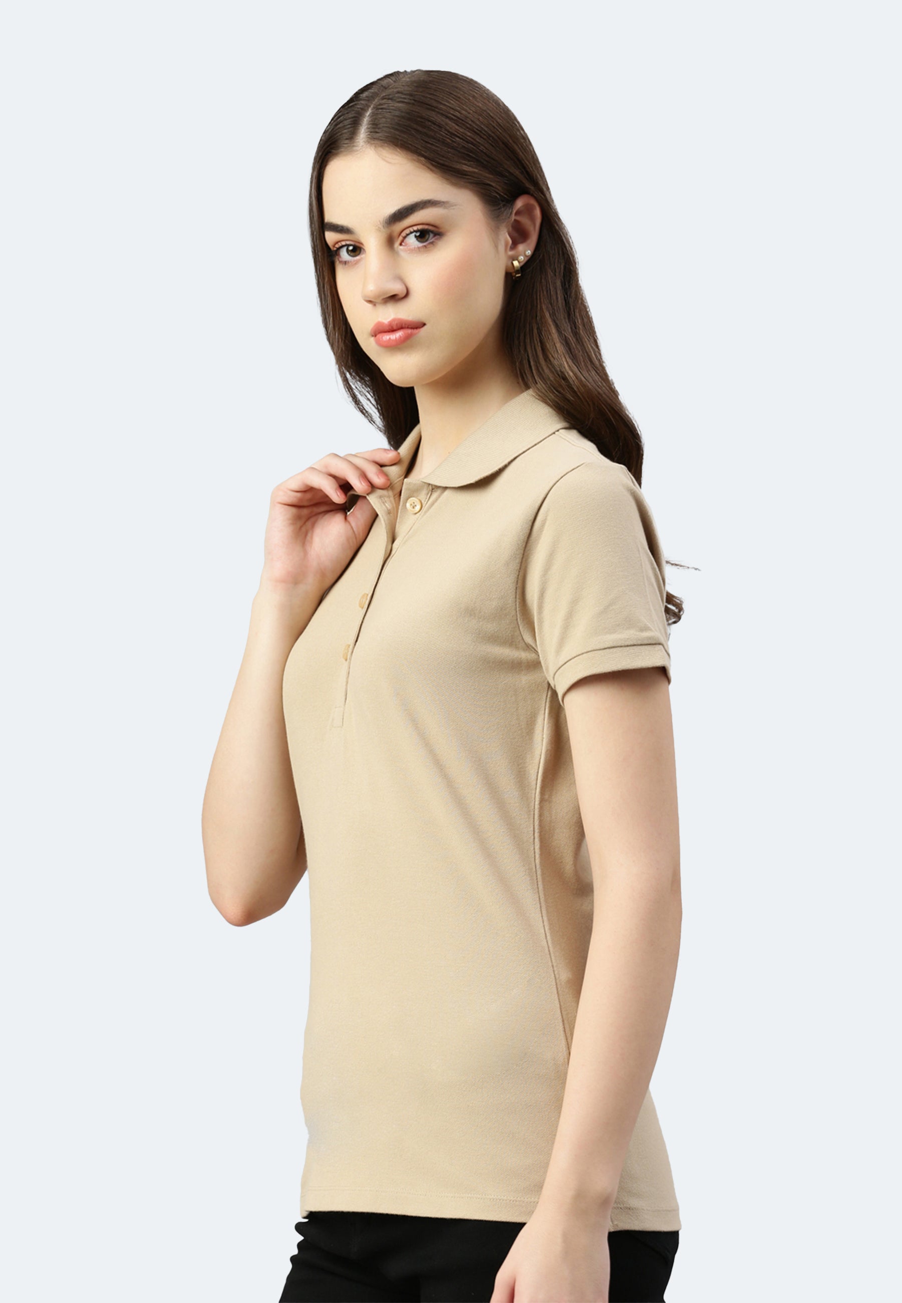 Stretch Bio Piqué Polo Shirt Stacy