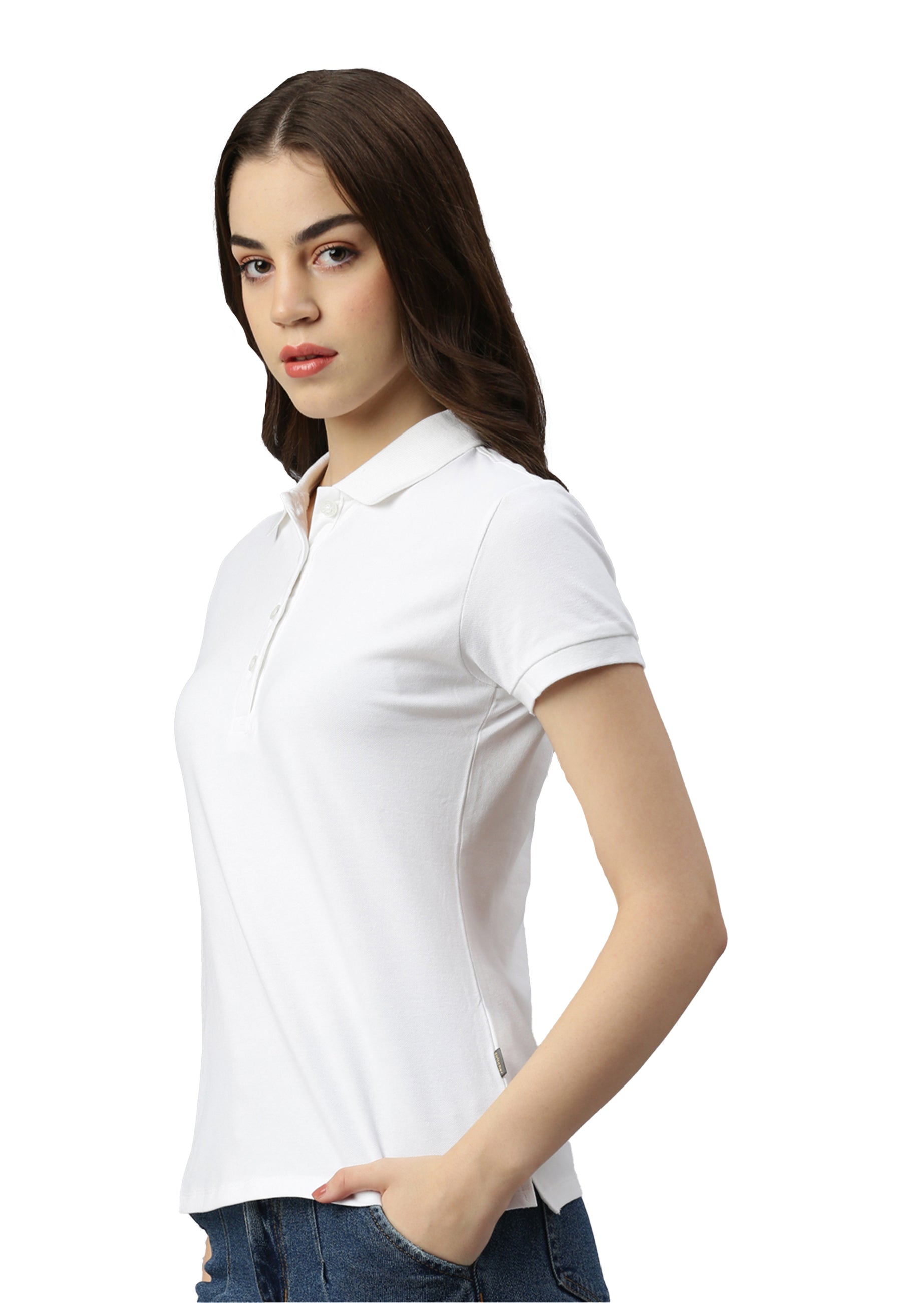 Stretch Bio Piqué Polo Shirt Stacy