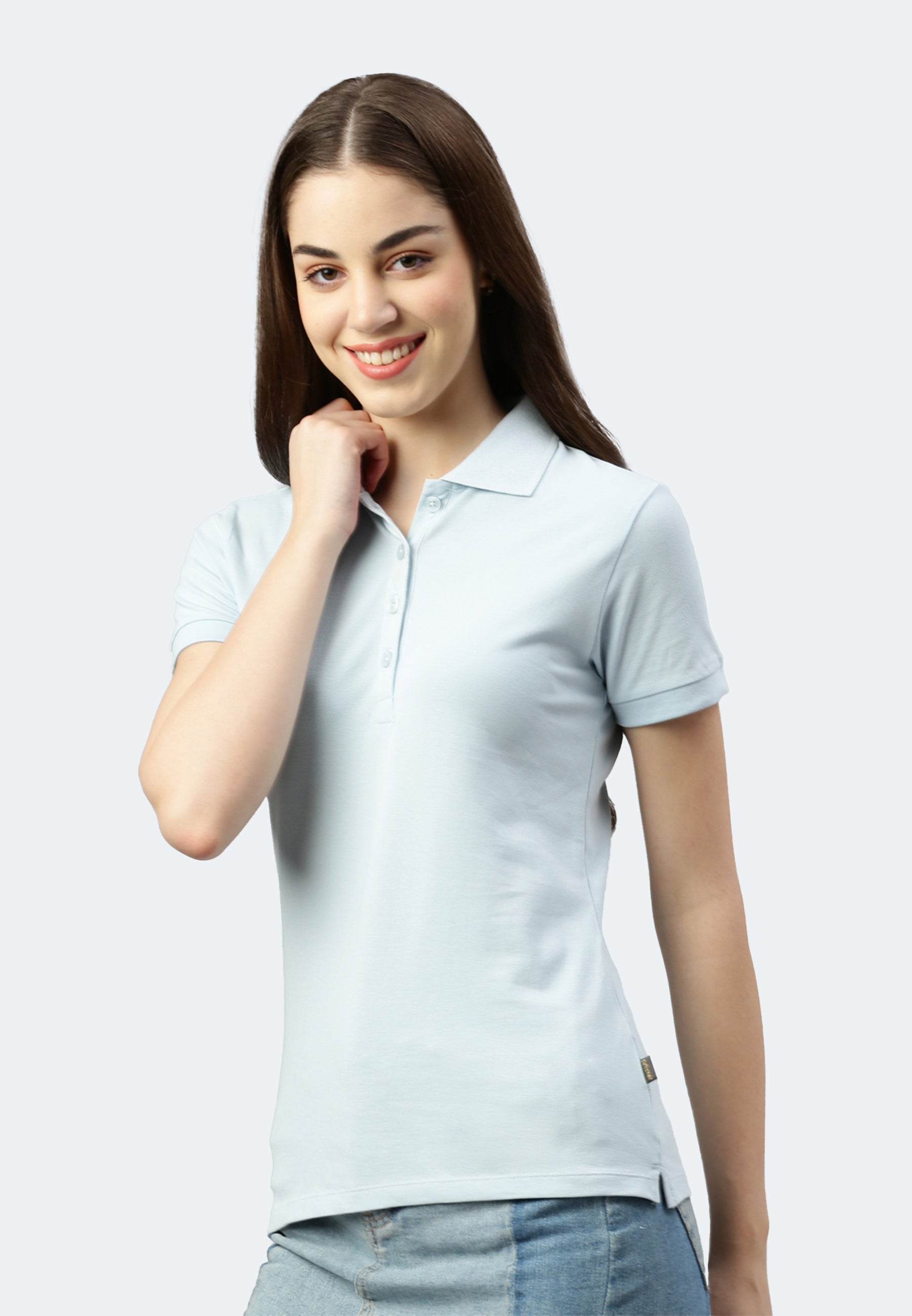 Stretch Bio Piqué Polo Shirt Stacy