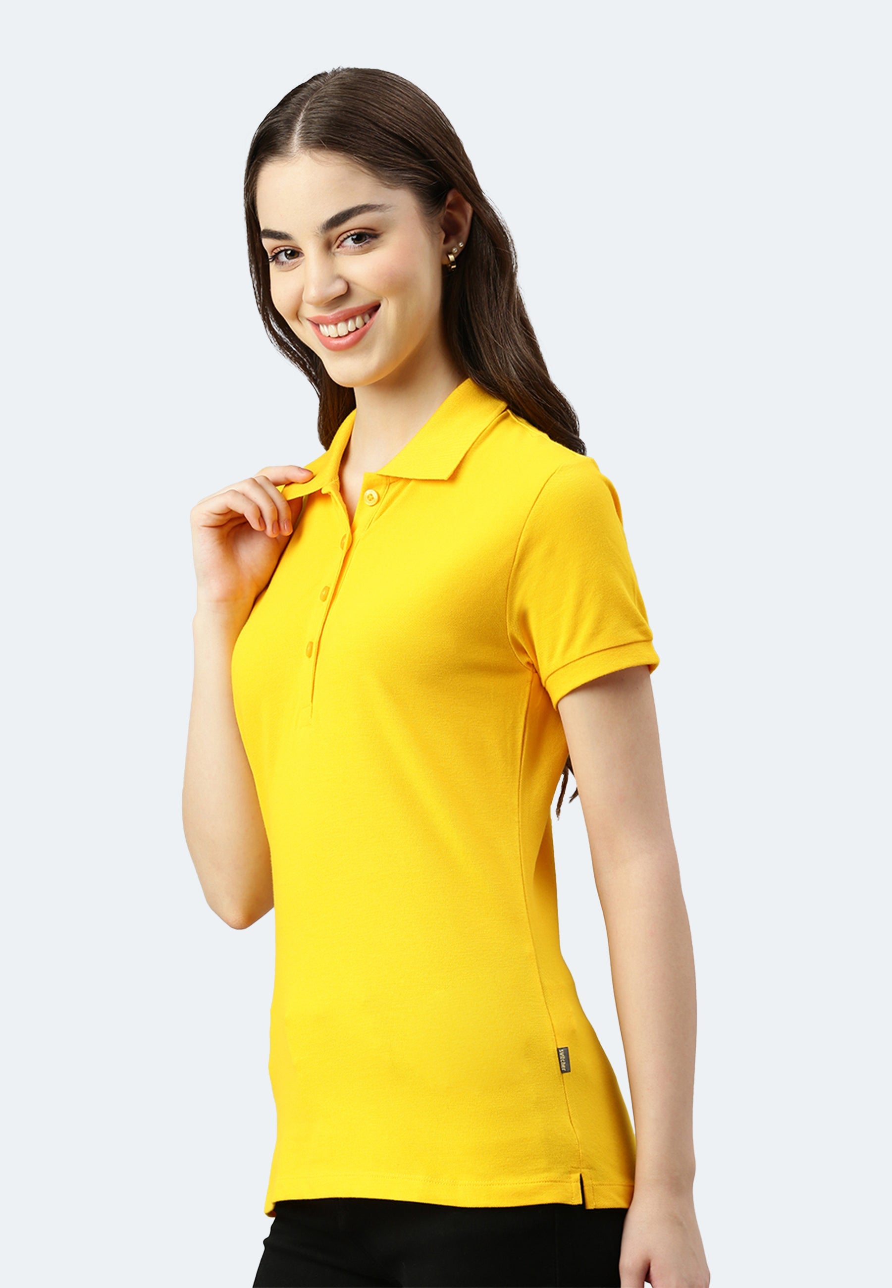 Stretch Bio Piqué Polo Shirt Stacy