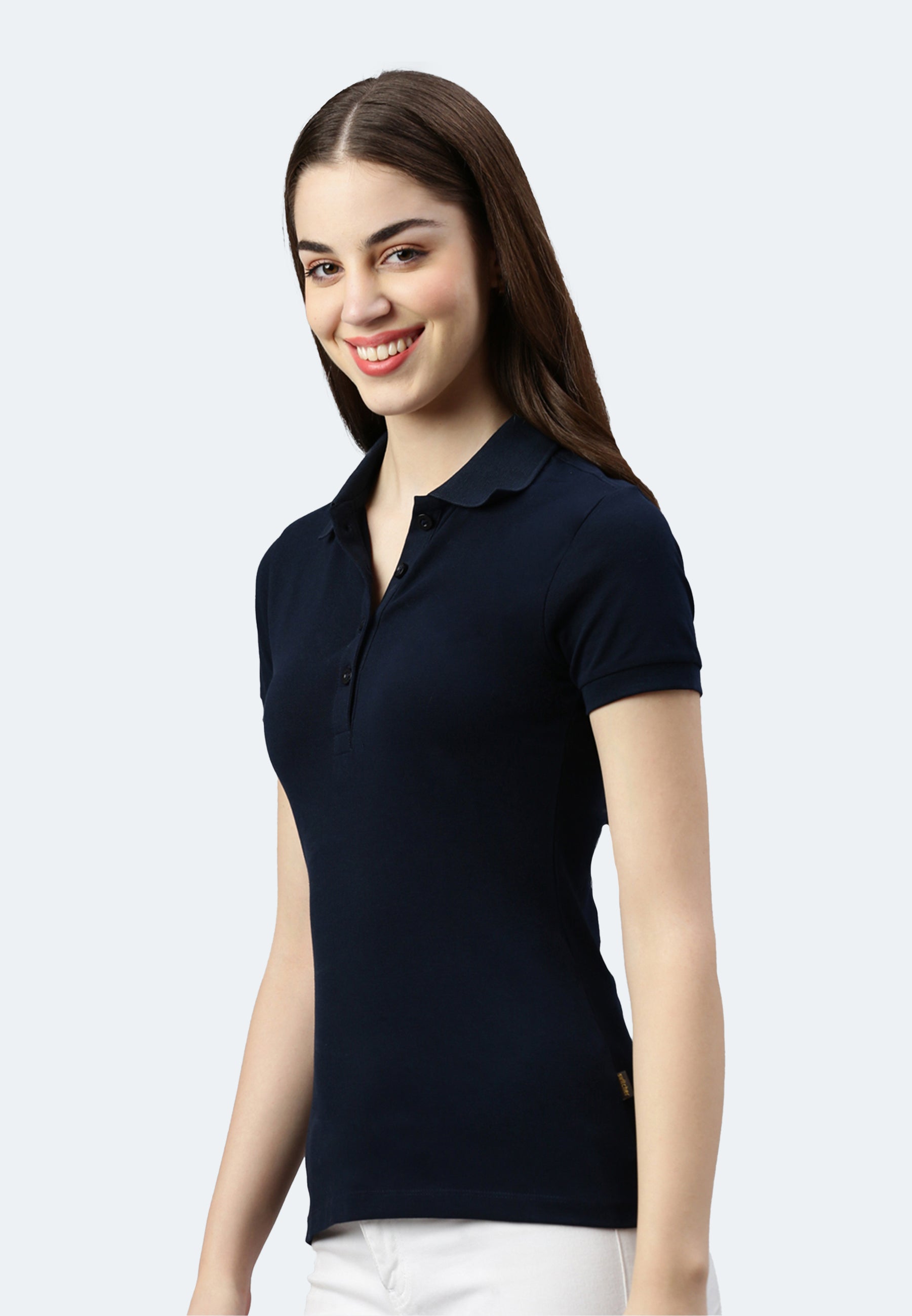 Stretch Bio Piqué Polo Shirt Stacy