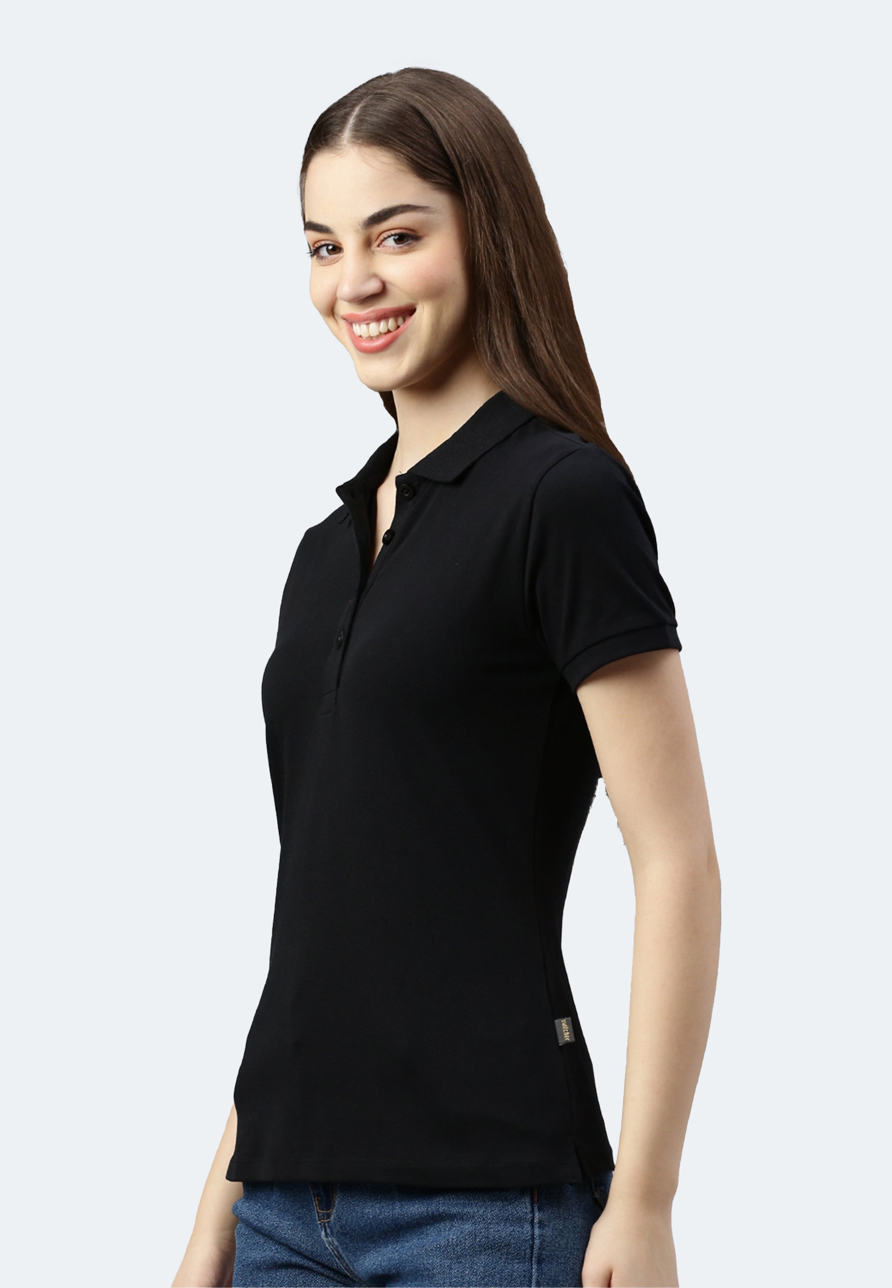 Stretch Bio Piqué Polo Shirt Stacy