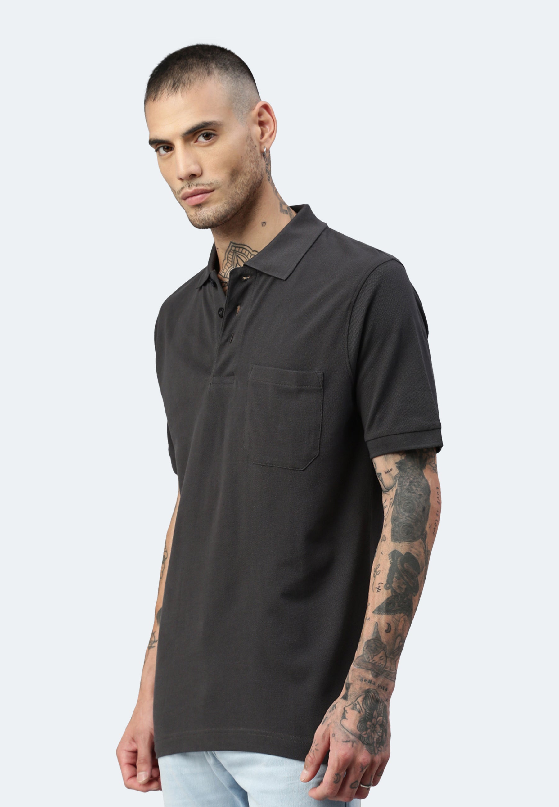 Airtex Piqué Pocket Poloshirt Whale