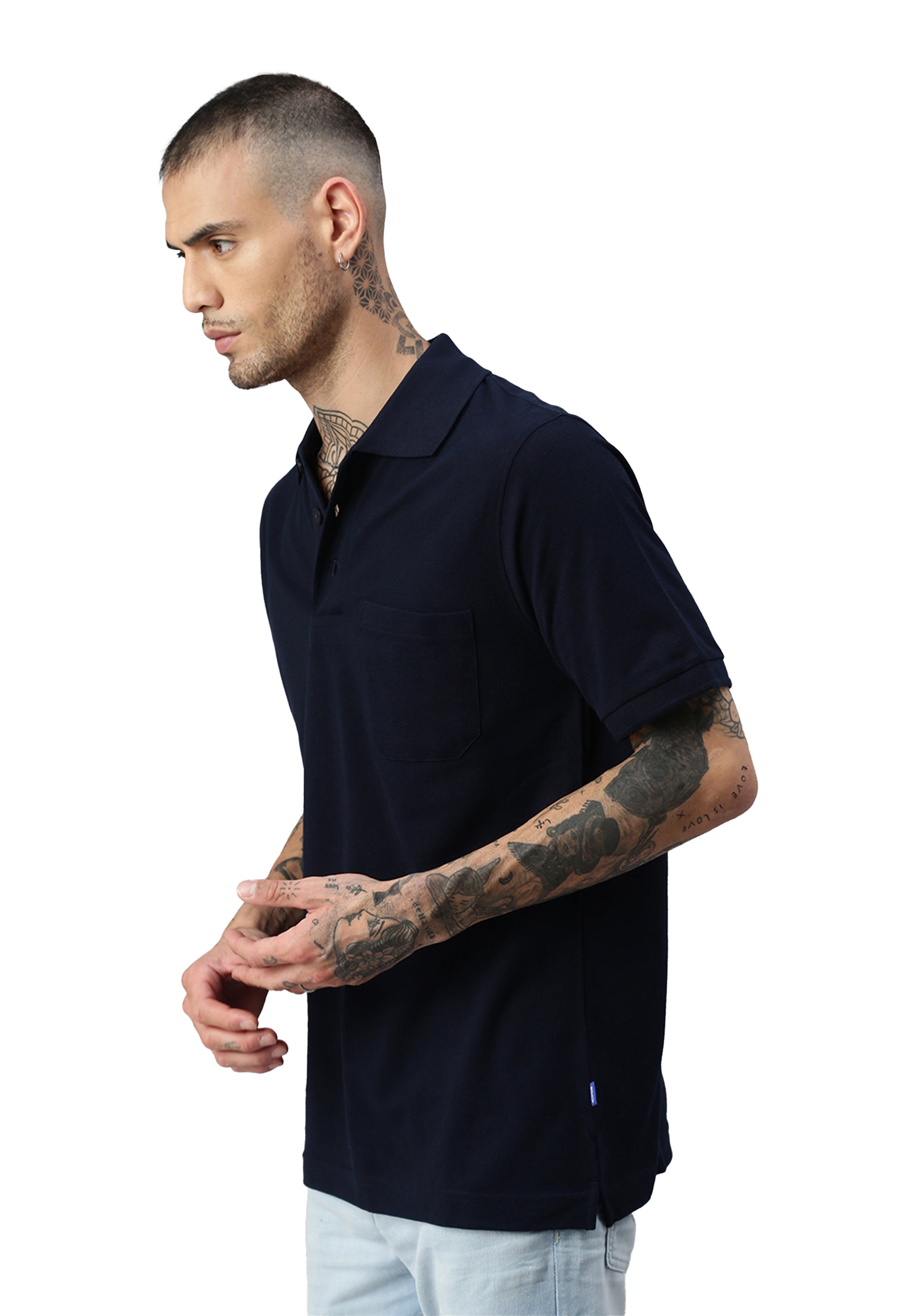 Airtex Piqué Pocket Poloshirt Whale