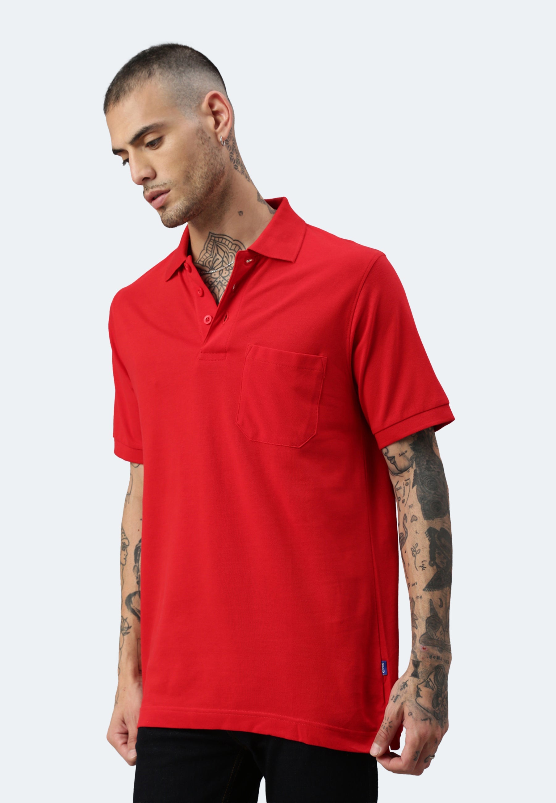 Airtex Piqué Pocket Poloshirt Whale