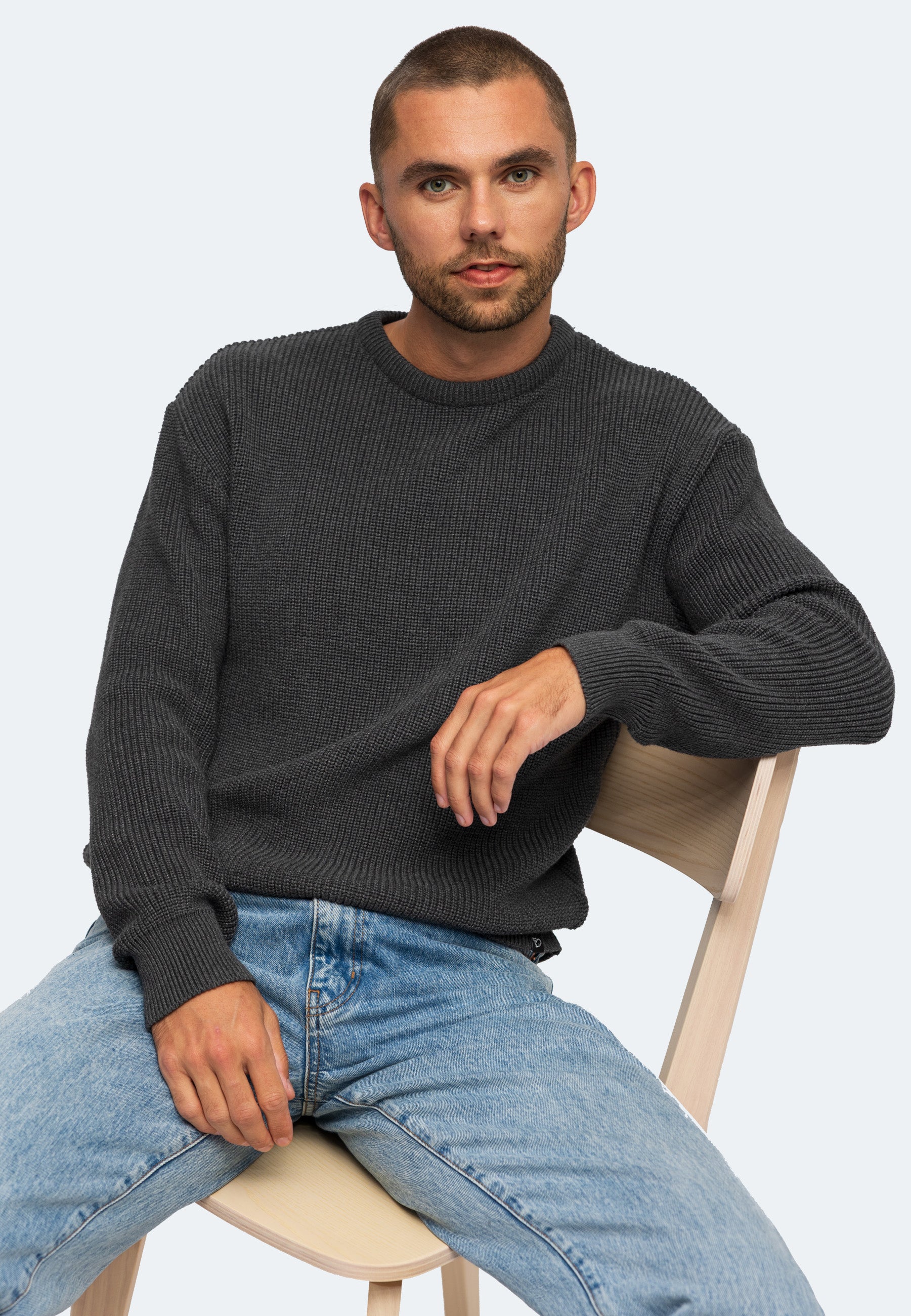 Herren Heavyweight Strick-Sweater Marcus