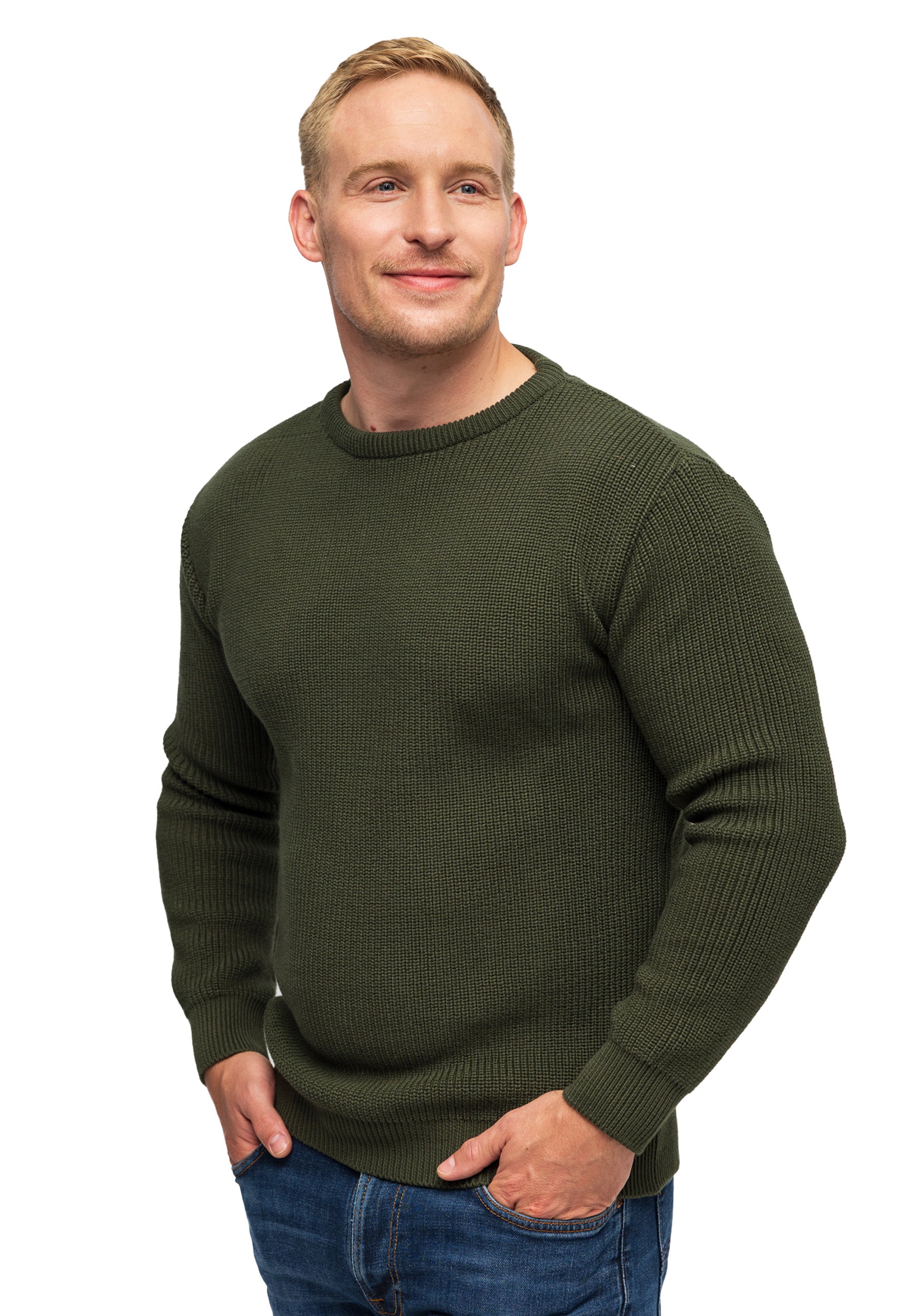 Herren Heavyweight Strick-Sweater Marcus